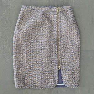 JCrew NWT Tweed Skirt with Shine